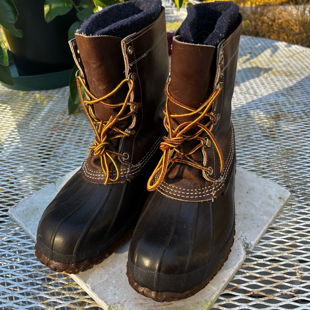 Men’s LL Bean Duck Boots size 9
